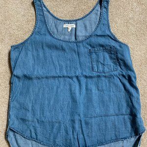 Jean Denim Sleeveless Shirt